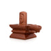 Red Sun Stone Shiv Ling Murti - 4 x 5 Inches | Shiva Lingam Statue/ Shiv Ling Statue for Pooja - Sphatik & Semi Precious Stone Murties
