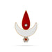 Tilak - 2.75 x 2 Inches | Stone Pottu / Enamel With Stone Design Tilakam - Head & Face Accessories