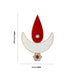 Tilak - 2.75 x 2 Inches | Stone Pottu / Enamel With Stone Design Tilakam - Head & Face Accessories