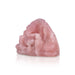 Ganesha Murti- 9 x 6.5 Inches | Rose Quartz Idol/ Ganapathi Statue / Vinayaka Idol for Pooja - Sphatik & Semi Precious Stone Murties
