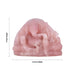 Ganesha Murti- 9 x 6.5 Inches | Rose Quartz Idol/ Ganapathi Statue / Vinayaka Idol for Pooja - Sphatik & Semi Precious Stone Murties