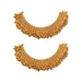 Payal Anklet Jewelry Pair - 6 Inches | Gold Polish Kolusu/ Artificial Jewellery For Deity Decor - Waist & Leg Accessories