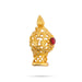 Half Vairamudi Crown - 1 x 0.5 Inch | Gold Polish & Single Stone Kireedam/ Kiridam/ Mukut for Deity - Head & Face Accessories