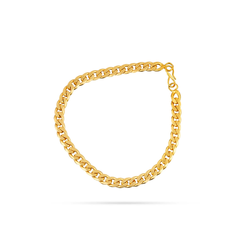 Bracelet - 8 Inches | Gold Polish Jewellery/ Artificial Jewelry/ Bracelet for Hand