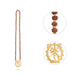 Rudraksha Mala With Pendant - 21.5 Inches | 10 mm/ 80 - 85 Beads Ruthratcham Malai for Meditation - Rudraksha Mala, Pendant, Bracelet