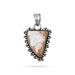 Selenite Pendant - 2 x 1.5 Inches | Selenite Locket/ Selenite Stone Dollar for Men & Women - Mala & Pendant