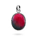 Bloodstone Pendant - 2 x 1.5 Inches | Bloodstone Locket/ Bloodstone Stone Dollar for Men & Women - Mala & Pendant