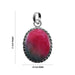 Bloodstone Pendant - 2 x 1.5 Inches | Bloodstone Locket/ Bloodstone Stone Dollar for Men & Women - Mala & Pendant