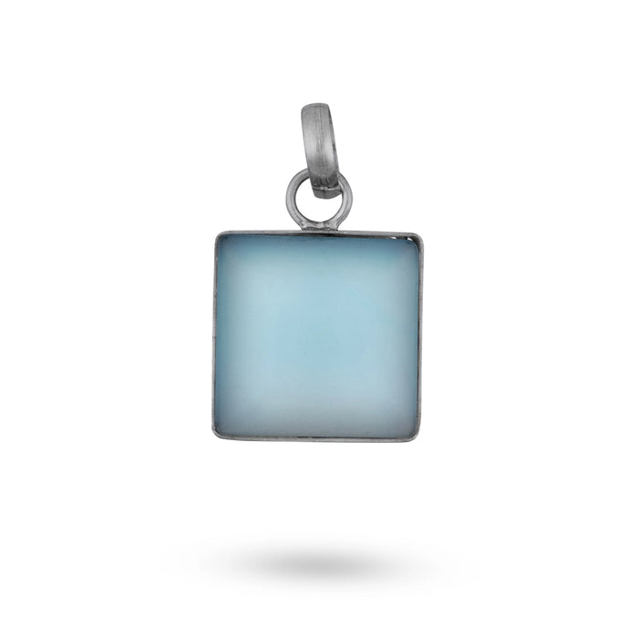 Opal Locket - 2 x 1.5 Inches | Opal Pendant/ Opal Stone Dollar for Men & Women - Mala & Pendant