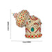 Andal Crown - 5 x 5 Inches | Multicolour Stone Kireedam/ Mukut/ Kiridam for Deity - Head & Face Accessories