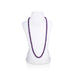 Purple Hakik Mala - 14 Inches | 108 Beads Crystal Mala/ Hakik Ki Mala/Semi Precious Stone Mala for Men & Women - Mala & Pendant