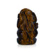 Tiger Eye Stone Ganesh Murti - 2 x 1.25 Inches | Tiger Eye Gemstone Ganpati Idol/ Ganpati Murti for Worship - Sphatik & Semi Precious Stone Murties