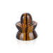 Tiger Eye Stone Shiv Ling Murti - 1.5 x 2 Inches | Tiger Stone Eye Shiva Lingam Statue/Shiv Ling Idol for Pooja - Sphatik & Semi Precious Stone Murties