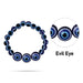 Blue Evil Eye Bracelet - 2.5 Inches | Chain Type Evil Eye Bead Bracelet/ Evil Eye Hand Bracelet for Women - Bracelet