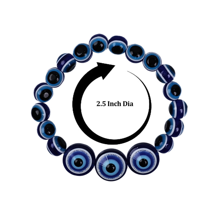 Blue Evil Eye Bracelet Inches Chain Type Evil Eye Bead Bracelet/ Evil Eye Hand Bracelet for Women