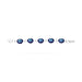 Blue Evil Eye Bracelet - 7.5 Inches | Chain Type Evil Eye Bead Bracelet/ Evil Eye Hand Bracelet for Women - Bracelet