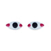 Eye Pair - 0.75 x 1.25 Inches | Chakshu/ God Idol Netra/ Amman Kanmalar/ Goddess Netra for Deity - Head & Face Accessories