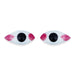 Eye Pair - 0.5 x 1 Inch | God Idol Netra/ Chakshu/ Amman Kanmalar/ Goddess Netra for Deity - Head & Face Accessories