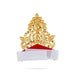 Crown - 4 x 3 Inches | Velcro Type Kireedam/ Kiridam/ Multicolour Stone Mukut for Deity - Head & Face Accessories