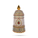 Stone Crown - 14 x 7 Inches | Kireedam/ Multicolour Stone Kiridam/ Mukut for Deity - Head & Face Accessories