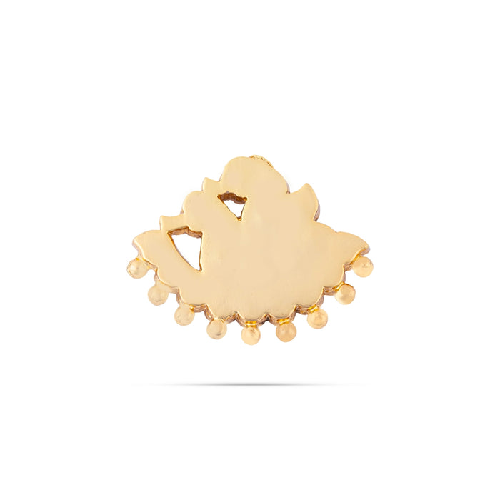 Nose Pin - 0.75 x 0.75 Inches | AD Stone Artificial Jewelry/ Stone Jewellery for Deity Decor - Head & Face Accessories