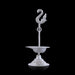 Hanging Lamp - 5 X 2.75 Inches | Silver Hanging Diya/ Thooku Vilakku For Pooja Room And Temple Lighting - Hanging Lamp