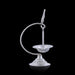 Hanging Lamp - 5 X 2.75 Inches | Silver Hanging Diya/ Thooku Vilakku For Pooja Room And Temple Lighting - Hanging Lamp