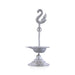 Hanging Lamp - 5 X 2.75 Inches | Silver Hanging Diya/ Thooku Vilakku For Pooja Room And Temple Lighting - Hanging Lamp