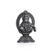 Ayyappan Statue With Arch - 2.5 X 1.5 Inches | Silver Idol/ Antique Polish Ayyappa Idol For Sabarimala Pooja - German Silver Murties