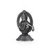 Ayyappan Statue With Arch - 2.5 X 1.5 Inches | Silver Idol/ Antique Polish Ayyappa Idol For Sabarimala Pooja - German Silver Murties