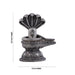 Shiv Ling Murti With Naagam - 2.5 X 2 Inches | Silver Idol/ Antique Polish Shiva Lingam Statue For Worship - German Silver Murties