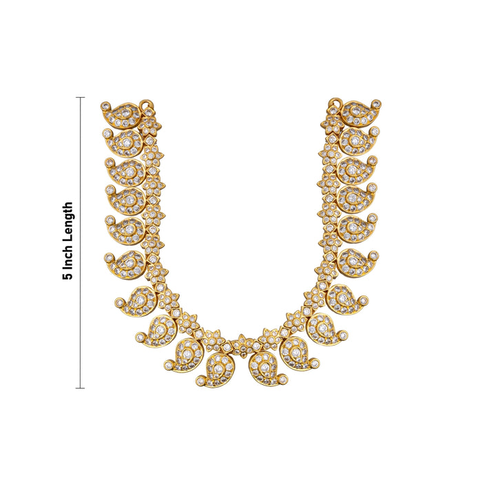 Mango Necklace - 5 Inches | Stone Mango Jewelry / Stone Jewellery / Necklace for Deity