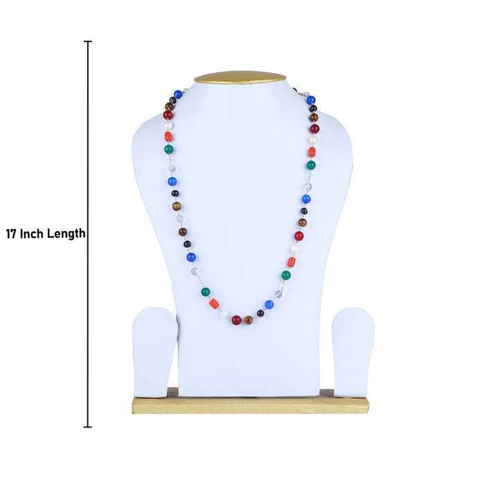 Navaratna Mala - 17 Inches | Navratna Mala/ Jewellery for Men & Women