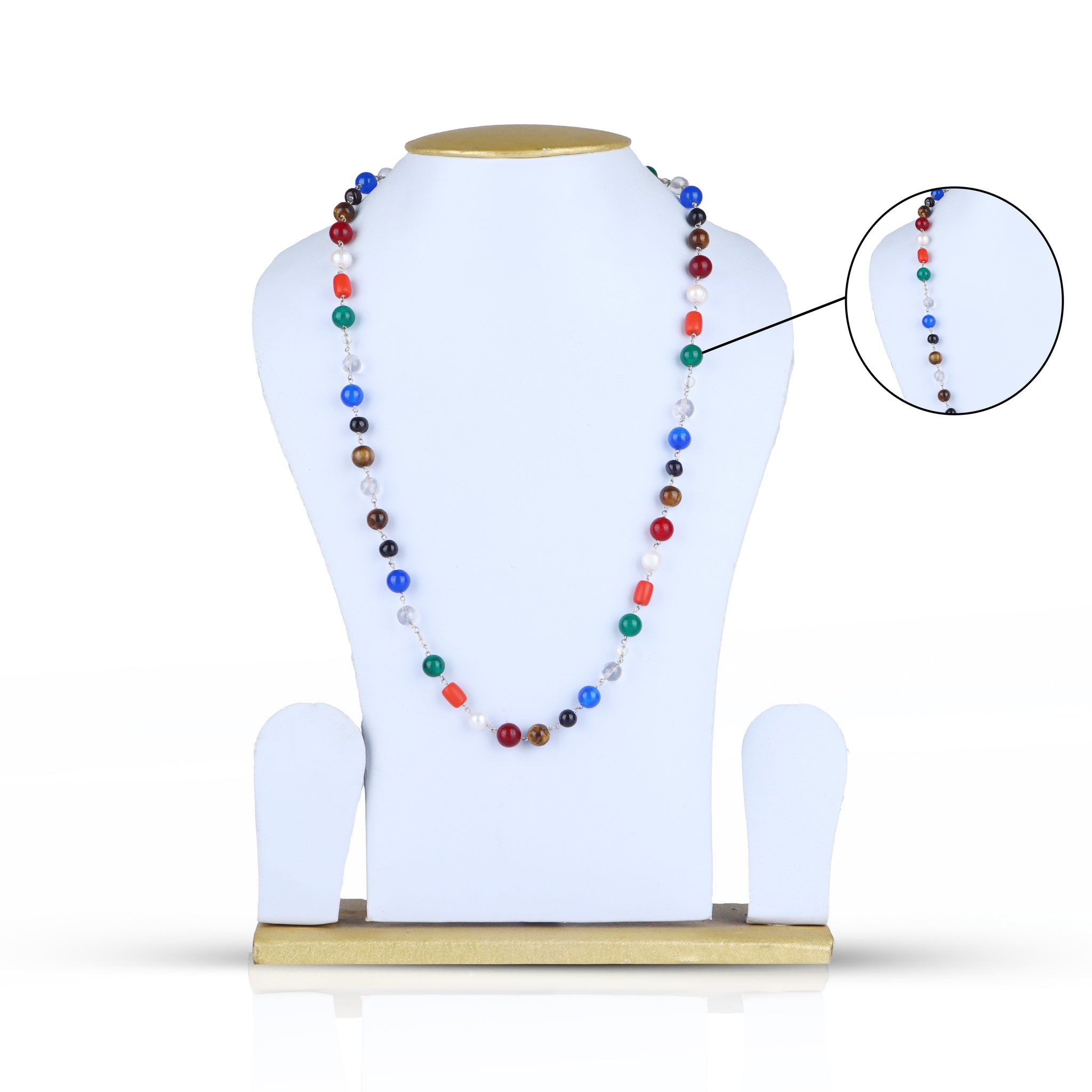 Navaratna Mala, Pendant, Bracelet