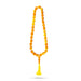Amber Mala - 25 Inches | 33 Beads Amber Japa Mala/ Amber Stone Beads Mala for Men & Women - Mala & Pendant