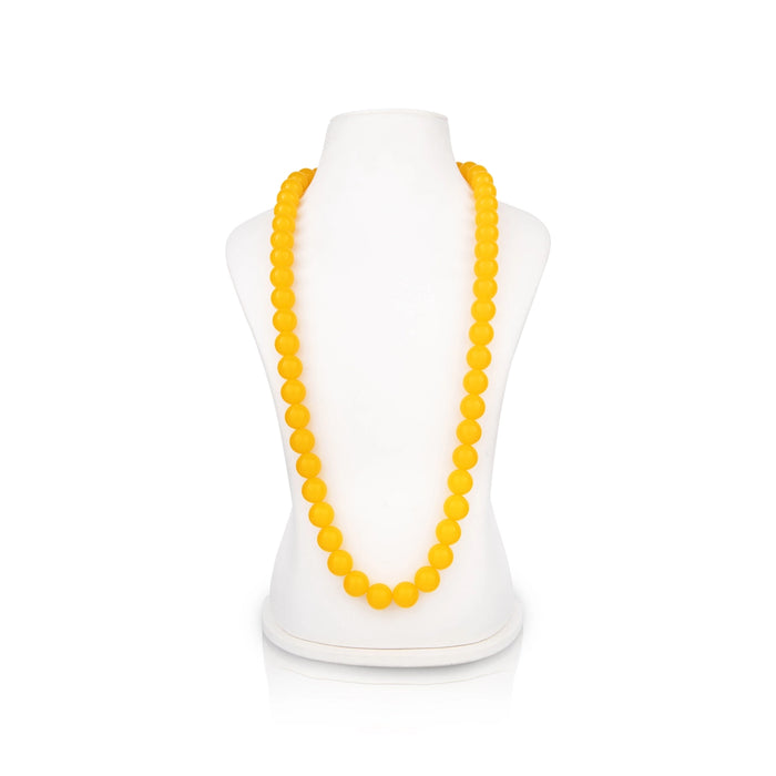Amber Mala - 17 Inches | Amber Japa Mala/ Amber Stone Beads Mala for Men & Women - Mala & Pendant