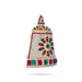 Half Crown - 6.5 x 4.5 Inches | Multicolour Stone Kireedam/ Kiridam/ Mukut for Deity Decor - Head & Face Accessories