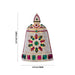 Half Crown - 6.5 x 4.5 Inches | Multicolour Stone Kireedam/ Kiridam/ Mukut for Deity Decor - Head & Face Accessories