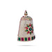 Half Crown - 10.5 x 7.5 Inches | Multicolour Stone Kireedam/ Kiridam/ Mukut for Deity Decor - Head & Face Accessories
