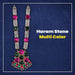 Stone Haram - 16 x 4.5 Inches | Haram/ Multicolour Stone Jewelry/ Stone Jewellery for Deity - Neck & Body Accessories