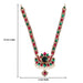 Stone Haram & Stone Necklace Set - 14 x 4 Inches | Multicolour Stone Jewelry/ Jewellery for Deity - Neck & Body Accessories