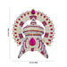 Half Crown With Arch - 6.5 x 5.5 Inches | Stone Kireedam/ Stone Mukut/ Half Kiridam for Deity - Head & Face Accessories