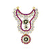 Stone Haram - 3 Inches | Multicolour Stone Jewellery/ Kabai Necklace for Deity - Neck & Body Accessories