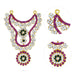 Stone Haram - 3 Inches | Multicolour Stone Jewellery/ Kabai Necklace for Deity - Neck & Body Accessories