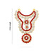 Stone Haram - 3 Inches | Multicolour Stone Jewellery/ Kabai Necklace for Deity - Neck & Body Accessories