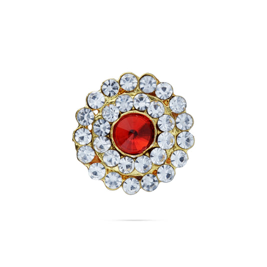 Stone Pottu | Stone Tilak/ Stone Bindi for Deity - Head & Face Accessories