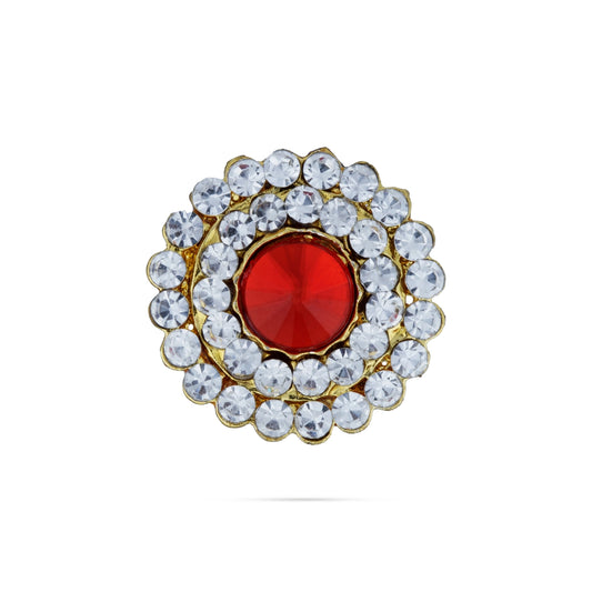 Stone Pottu | Stone Bindi/ Stone Tilak for Deity - Head & Face Accessories
