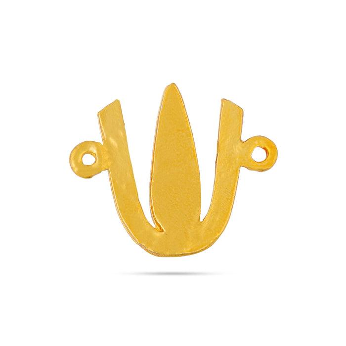Vishnu Tilak - 0.75 x 1 Inches | U Shape Perumal Namam/ Stone Vishnu Namam For Deity Decor