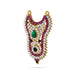 Stone Haram - 2.25 Inches | Multicolour Stone Necklace/ Stone Jewellery for Deity Decor/ 15 Gms Approx - Neck & Body Accessories