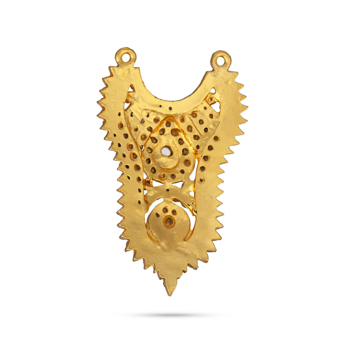 Stone Haram - 2.25 Inches | Multicolour Stone Necklace/ Stone Jewellery for Deity Decor/ 15 Gms Approx - Neck & Body Accessories